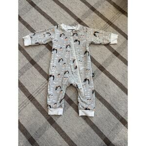 Moomin Reima Reversible Zip Up One Piece Outfit Boys 6 Months Stripe Boat